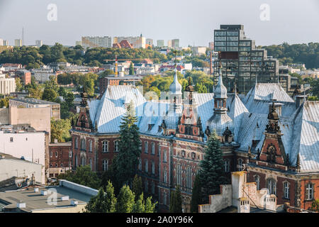 Bydgoszcz en Pologne. Vue panoramique de la ville, Banque D'Images