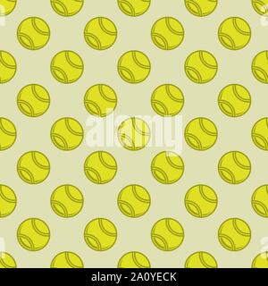 Résumé fond jaune transparente avec des balles de tennis Illustration de Vecteur