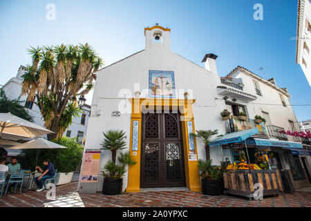 Patio de los Naranjos Square, Marbella Banque D'Images