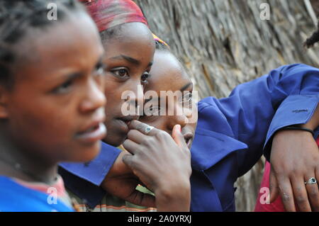 Jeunes d'Arba Minch Banque D'Images