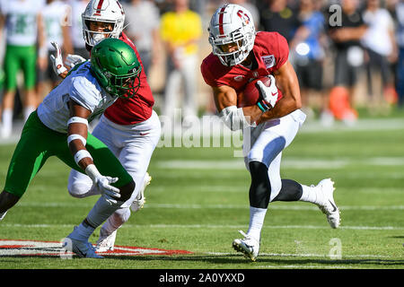 Stanford, Californie, USA. Sep 21, 2019. Au cours de la NCAA football match entre l'Oregon Ducks et le Stanford Cardinal à Stanford Stadium de Stanford, en Californie. Chris Brown/CSM/Alamy Live News Banque D'Images