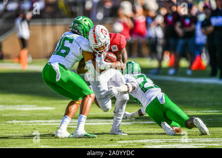 Stanford, Californie, USA. Sep 21, 2019. Au cours de la NCAA football match entre l'Oregon Ducks et le Stanford Cardinal à Stanford Stadium de Stanford, en Californie. Chris Brown/CSM/Alamy Live News Banque D'Images