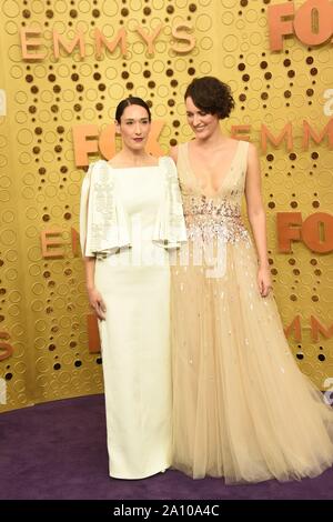 Los Angeles, CA. 22 Sep, 2019. Clifford, Phoebe Waller-Bridge Sian aux arrivées pour 71e Primetime Emmy Awards - Arrivals 3, Microsoft Theatre, Los Angeles, CA Septembre 22, 2019. Credit : Priscilla Grant/Everett Collection/Alamy Live News Banque D'Images