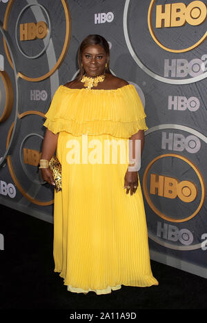 LOS ANGELES, CALIFORNIE - Le 22 septembre : Rhetta assiste à la remise des Prix Emmy HBO après réception à l'esplanade du centre de design du Pacifique le 22 septembre 2019 à Los Angeles, Californie. Photo : Annie/MediaPunch moindre/imageSPACE Banque D'Images