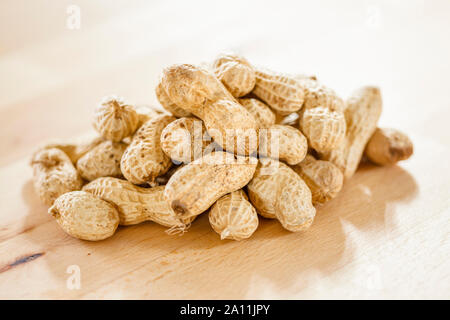 Arachides (monkey nuts) dans leur coquille Banque D'Images