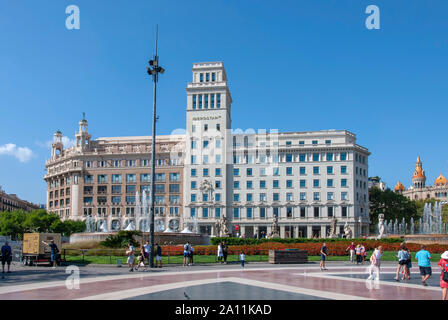 La sélection Iberostar 2018 Paseo de Gracia 4 Étoiles & Casa Pich je Pon Building Placa de Catalunya, Barcelone Catalogne Espagne vue extérieure rec Banque D'Images