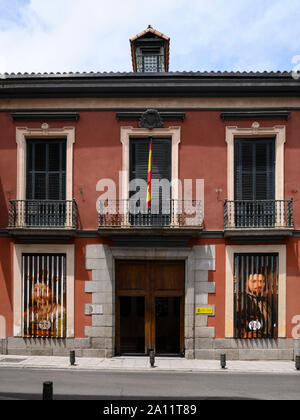 Madrid. L'Espagne. Museo del Romanticismo (Musée du Romantisme) dans une demeure du xviiie siècle palais néo-classique une fois administré par le marquis d'Matallanare Banque D'Images