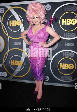 22 septembre 2019, West Hollywood, Californie, USA : 22 septembre 2019 - West Hollywood, Californie - Nina Ouest. 2019 Emmy HBO After Party qui a eu lieu au Pacific Design Center. Crédit photo : Birdie Thompson/AdMedia (crédit Image : © Birdie Thompson/AdMedia via Zuma sur le fil) Banque D'Images