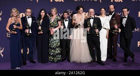 Los Angeles, CA. 22 Sep, 2019. Fleabag dans la salle de presse pour 71e Primetime Emmy Awards - Salle de presse, Microsoft Theatre, Los Angeles, CA Septembre 22, 2019. Credit : Priscilla Grant/Everett Collection/Alamy Live News Banque D'Images