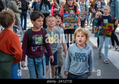 Climat Le climat mondial / Mars / grève de protestation à Bruxelles, Belgique, le vendredi 20 septembre 2019 Banque D'Images