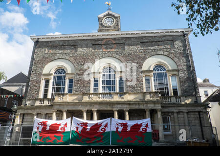 Guildhall Guildhall,bâtiment,Carmarthen Carmarthen,,Carmarthenshire,Pays de Galles,Welsh,UK,Royaume-uni,GB,Bretagne,British, Banque D'Images