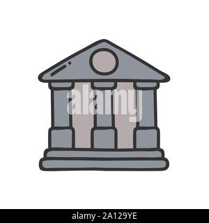 L'icône de la ligne mince de paiement mobile isolé sur blanc. Vector illustration Illustration de Vecteur