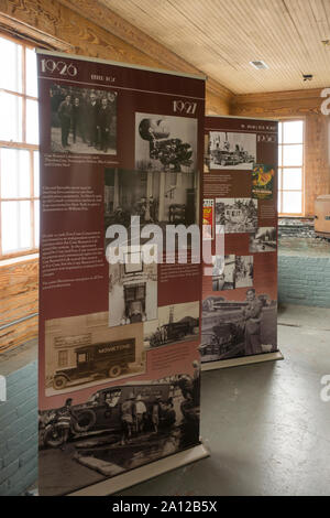 Cayuga Musée d'Histoire et d'Art Auburn NY Banque D'Images