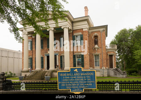 Cayuga Musée d'Histoire et d'Art Auburn NY Banque D'Images