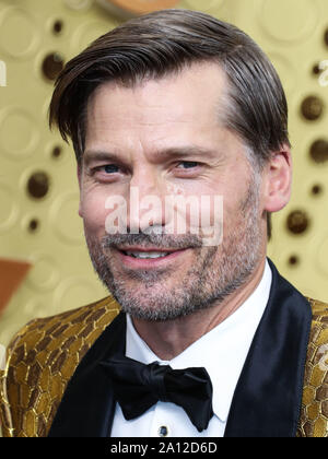 LOS ANGELES, CALIFORNIE, USA - 22 SEPTEMBRE : Nikolaj Coster-Waldau arrive à la 71e Primetime Emmy Awards annuel tenu au Théâtre Microsoft L.A. Vivre le 22 septembre 2019 à Los Angeles, Californie, États-Unis. (Photo par Xavier Collin/Image Press Office) Banque D'Images