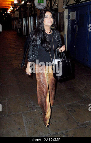 Nancy Dell'Olio assiste au lancement de « Dusty Springfield the musical » au théâtre Charing Cross à Londres au Royaume-Uni. Crédit : PatPhoto/ Alamy News Banque D'Images