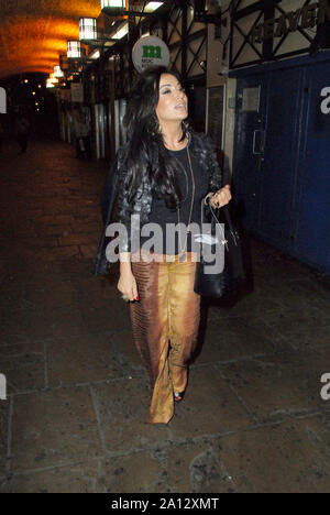 Nancy Dell'Olio assiste au lancement de « Dusty Springfield the musical » au théâtre Charing Cross à Londres au Royaume-Uni. Crédit : PatPhoto/ Alamy News Banque D'Images