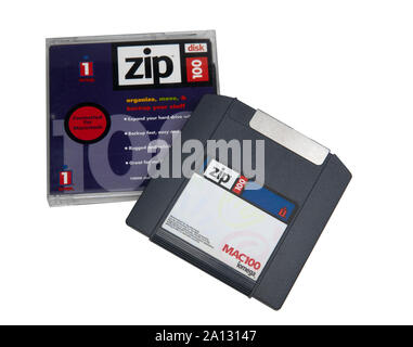 100Mo Disque Zip Banque D'Images