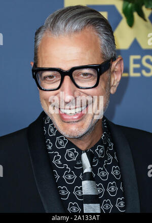 LOS ANGELES, CALIFORNIE, USA - 22 SEPTEMBRE : Jeff Goldblum arrive à la Walt Disney Television 2019 Emmy Award Poster a tenu à l'Otium, le 22 septembre 2019 à Los Angeles, Californie, États-Unis. (Photo de David Acosta/Image Press Office) Banque D'Images