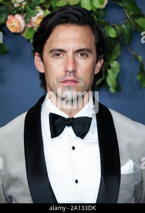 LOS ANGELES, CALIFORNIE, USA - 22 SEPTEMBRE : Milo Ventimiglia arrive à la Walt Disney Television 2019 Emmy Award Poster a tenu à l'Otium, le 22 septembre 2019 à Los Angeles, Californie, États-Unis. (Photo de David Acosta/Image Press Office) Banque D'Images