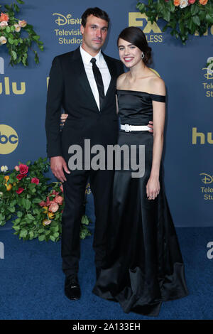 Los Angeles, United States. 22 Sep, 2019. LOS ANGELES, CALIFORNIE, USA - 22 SEPTEMBRE : Margaret Qualley arrive à la Walt Disney Television 2019 Emmy Award Poster a tenu à l'Otium, le 22 septembre 2019 à Los Angeles, Californie, États-Unis. (Photo de David Acosta/Image Crédit : Agence de Presse) L'agence de presse Image/Alamy Live News Banque D'Images