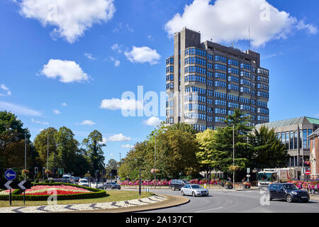 Buckinghamshire County Council Building dans le centre-ville de Aylesbury Banque D'Images