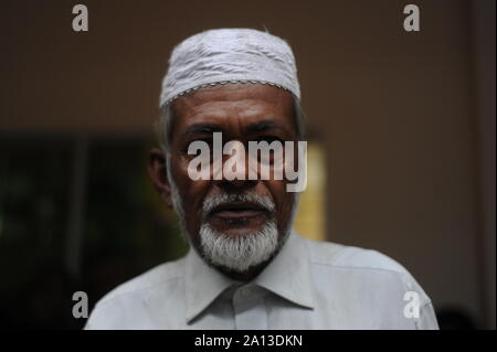 28 juillet 2012. Coxs Bazar, le Bangladesh. Au camp de réfugiés rohingyas au Bangladesh Banque D'Images