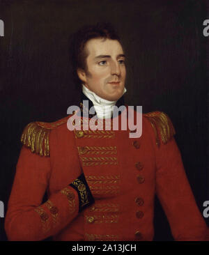 Portrait est d'Arthur Wellesley, duc de Wellington, en tant que Major-général en 1804. Banque D'Images