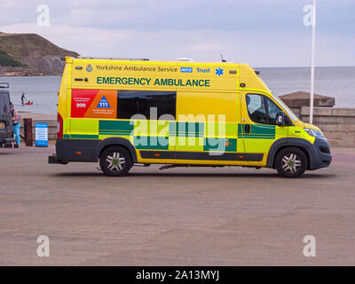 L'ambulance d'urgence, North Bay, Scarborough Banque D'Images