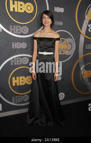 West Hollywood, CA, USA. 22 Sep 2019. Margaret Qualley 09/22/2019 La 71e Primetime Emmy Awards annuels HBO après soirée tenue au Centre de design pacifique de West Hollywood, CA Photo par Izumi Hasegawa/HollywoodNewsWire.co Crédit : Hollywood News Wire Inc./Alamy Live News Banque D'Images