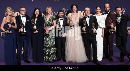 Septembre 22, 2019, Los Angeles, CA, USA : LOS ANGELES - jan 22 : Fleabag à l'Emmy Awards 2019 : Salle de presse au Théâtre de Microsoft le 22 septembre 2019 à Los Angeles, CA (crédit Image : © Kay Blake/Zuma sur le fil) Banque D'Images