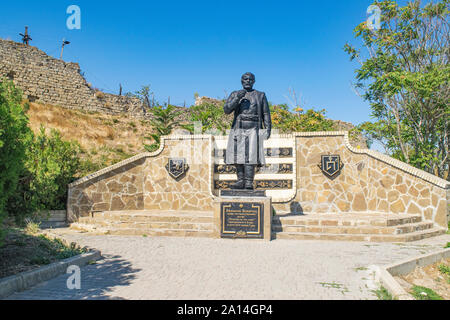 Feodosia, Crimée, Russie - 11 septembre 2019 Monument à Athanasius Nikitin Banque D'Images