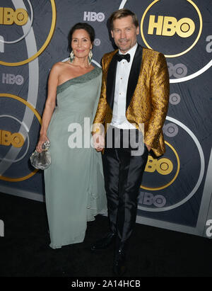 Los Angeles, USA. 22 Sep, 2019. Nukaaka Nikolaj Coster-Waldau Coster-Waldau, assister à la HBO Emmy 2019 officiel du parti après le 22 septembre 2019 à Los Angeles, Californie. Credit : Tsuni/USA/Alamy Live News Banque D'Images