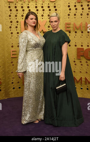 Septembre 22, 2019, Los Angeles, CA, USA : LOS ANGELES - SEP 22 : Leslye Headland, Rebecca Henderson au Primetime Emmy Awards - Les arrivées au Théâtre de Microsoft le 22 septembre 2019 à Los Angeles, CA (crédit Image : © Kay Blake/Zuma sur le fil) Banque D'Images