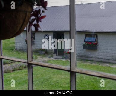 L'Closson Chase Winery (et Swinery) dans le comté de Prince Edward, en Ontario, Canada. Banque D'Images