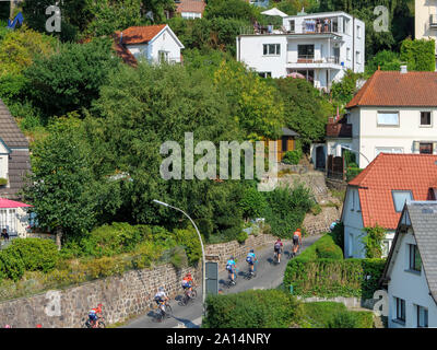 Course vélo classiques-hamburg, dans la voie professionnel Blankenese, Hambourg, Allemagne, Europe Banque D'Images