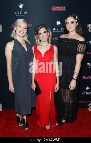 'Satanic panique" Los Angeles Premiere à l'Egyptian Theatre de Los Angeles, Californie le 23 août, 2019 Avec : Amanda Presmyk, Gina Hughes, Rachel Wilson Où : Los Angeles, California, United States Quand : 24 août 2019 Credit : Sheri Determan/WENN.com Banque D'Images