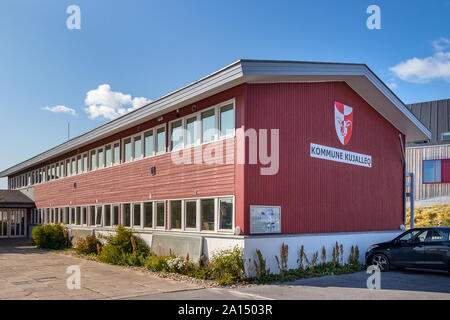 La commune de Ville à Qaqortoq (Groenland). Banque D'Images