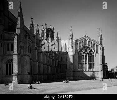 La dame de l'Octagon Chapel et cathédrale d'Ely Ely Cambridgeshire Angleterre Banque D'Images