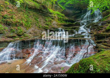 Hörschbach cascade à Murrhardt Banque D'Images