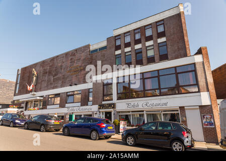 Le Karczma restaurant polonais en Bordesley Street, Digbeth, Birmingham, Royaume-Uni Banque D'Images