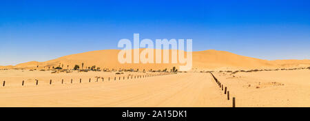 Panorama de Dune 7 - L'un des plus élevés de dunes de sable dans le monde, la Namibie, l'Afrique Banque D'Images