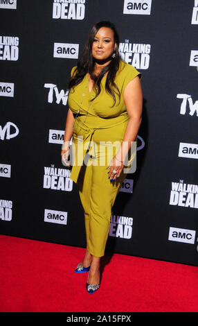 Hollywood, Californie, USA 23 septembre 2019 une actrice assiste à The Walking Dead Saison 10 Création le 23 septembre 2019 au Théâtre chinois de Grauman à Hollywood, Californie, USA. Photo de Barry King/Alamy Live News Banque D'Images