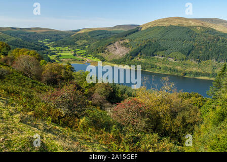 Voir la vallée de Talybont Bwlch y Waun dans le parc national de Brecon Beacons au Pays de Galles du Sud Banque D'Images