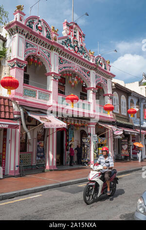 La Malaisie, Malacca Ville : maison traditionnelle dans le quartier chinois. La ville est inscrite au Patrimoine Mondial de l'UNESCO Banque D'Images