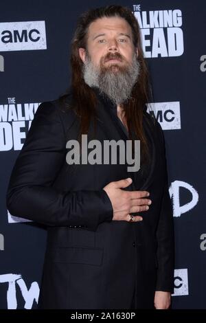 Ryan Hurst aux arrivées de The Walking Dead Saison 10 Premiere, TCL Chinese 6 théâtres, Los Angeles, CA Septembre 23, 2019. Photo par : Priscilla Grant/Everett Collection Banque D'Images