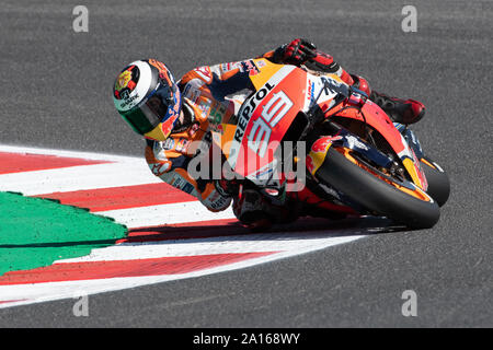 L'Italie. 14Th Sep 2019. Jorge Lorenzo, coureur espagnol numéro 99 de l'équipe Repsol Honda en MotoGP (photo de Lorenzo di Cola/Pacific Press) Credit : Pacific Press Agency/Alamy Live News Banque D'Images