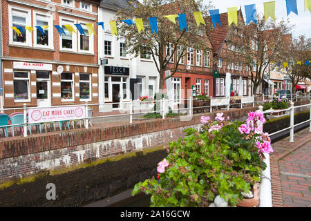 Ville hanséatique de Buxtehude, Basse-Saxe, Allemagne, Europe Banque D'Images