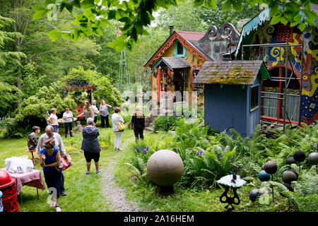 Richard Ricky Boscarino artiste multimédia américain Sandyston Luna Parc, NJ 07827 USA Banque D'Images