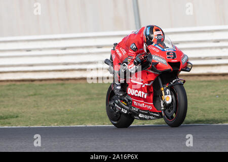 L'Italie. 15 Sep, 2019. Danilo Petrucci, pilote Italien numéro 9 pour l'équipe de DUcati en MotoGP (photo de Lorenzo di Cola/Pacific Press) Credit : Pacific Press Agency/Alamy Live News Banque D'Images